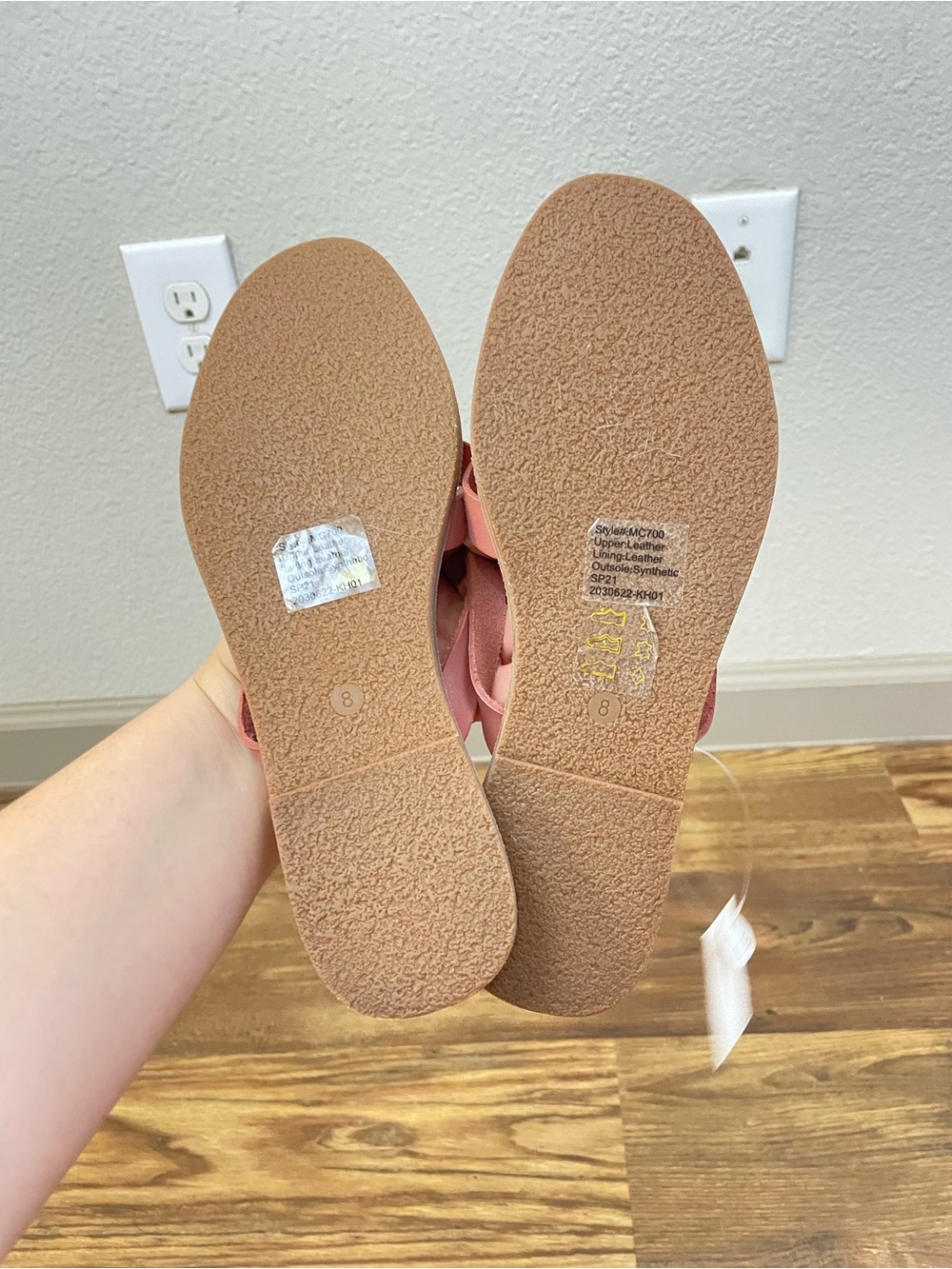 NEW Madewell The Boardwalk Risa Flip Flop in Rose Dust - Picture 3 of 6